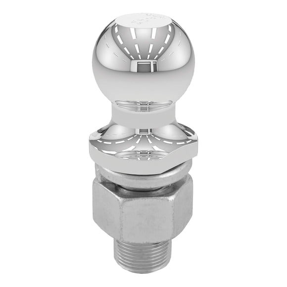 Bola de enganche para remolque CURT 40090 cromada, 4,5 kg y 2 pulgadas de diámetro
