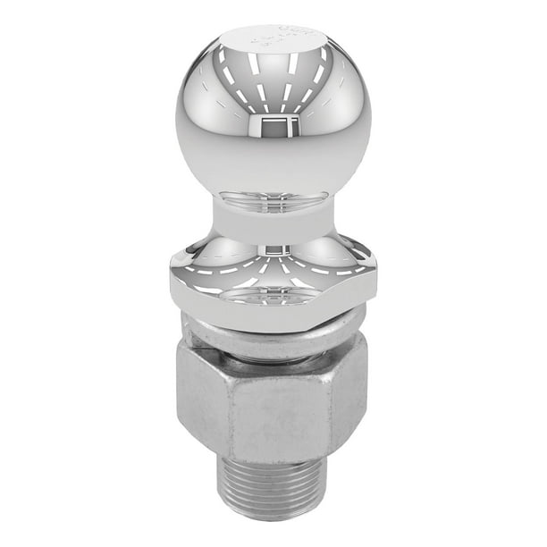 Bola de enganche para remolque CURT 40090 cromada, 4,5 kg y 2 pulgadas de diámetro