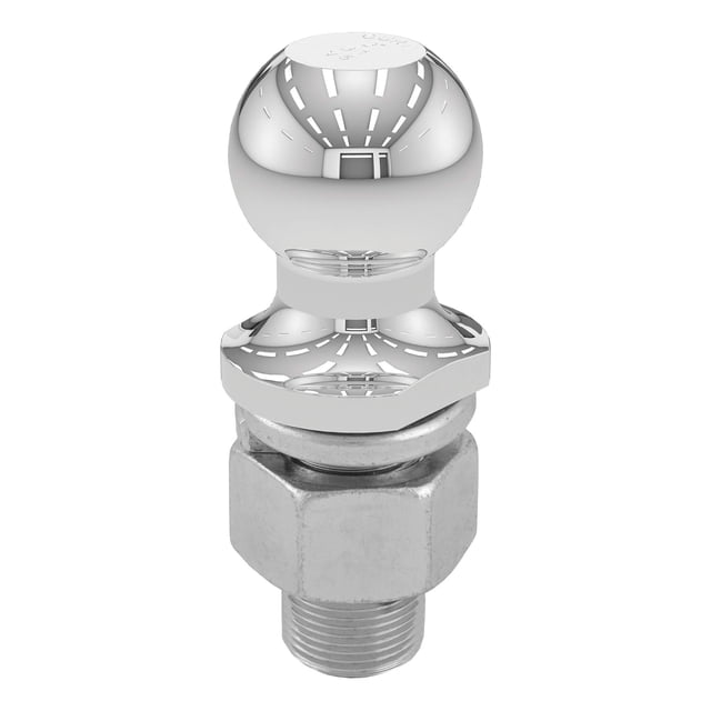 Bola de enganche para remolque CURT 40090 cromada, 4,5 kg y 2 pulgadas de diámetro