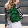 thumbnail image 5 of Fotbe Green Leave Fern Mochila de Lona con Estampado, Mochila Duradera, Mochila Versátil de Alta Calidad, Mochila Compacta Vintage-Medium, 5 of 5