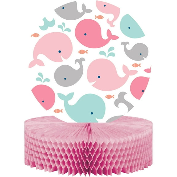 Pink Baby Whale Centerpiece, each
