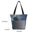 thumbnail image 3 of Bingfone Shambhala Cat In Van Gogh Impressionist Women Shoulder Tote Bags Casual Bag Ladies Shopping Handbag, 3 of 7