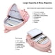 thumbnail image 2 of Laptop Backpacks 15.6 Inch School Bag College Backpack Anti Theft Travel Daypack Large Bookbags For Teens Girls Women Students, Pink, 2 of 5