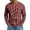 Red, variant on VJATTWR Men's Slim Fit Long Sleeve , Modern Style, Stretch Fabric L