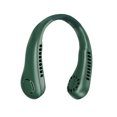 thumbnail image 1 of Ventilador de cuello sin aspas Mini de carga USB para exteriores (silicona ajustable verde) Ehuebsd Para estrenar, 1 of 9