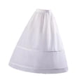 thumbnail image 3 of Zentra Jupon de Robe de Mariée, Jupon Léger avec Ceinture Élastique, Confortable, Demi-Style g, 3 of 7