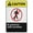 Warning Sign 2, variant on No Playing Or Climbing On Fence With Icon Metal Sign 8"x12" Rust Free Aluminum - Indoor Outdoor Use for Fence Yard, Fence Safety Sign
