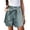 A-Blue1040, variant on SONXAHE Women Ruffled Drawstring Shorts Elastic Waist Casual Walking Bottoms