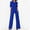 Blue, variant on New Women's Shirt Set Casual Set Pin Striped Suit for Women Homecoming Pantsuits for Teens Womens Jumpsuits Sequin Suits for Women Petite Pant Suits for Women Dressy Pantsuit for Women Dressy plus