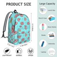 thumbnail image 5 of Durable student backpack with colorful doughnut and candy pattern, perfect for daily use, 5 of 5
