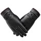 thumbnail image 5 of Conducir caliente de las mujeres de lujo de cuero de la pu invierno otoño conducción mantener guantes calientes guantes tácticos negro deportes al aire libre al aire libre, 5 of 5