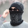 thumbnail image 3 of OULII Scarf for Winter Fleece Warm Scarf for Men Outdoor Activities 1 Set, 3 of 5