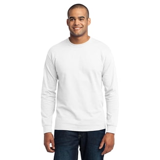 Port & Company Tall Long Sleeve Core Blend Tee - Dark Green 3XLT, 50/50 Cotton Polyester Blend