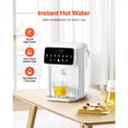 thumbnail image 6 of Countertop Instant Hot Water Dispenser, 7 Temperatures (77°F-212°F) & 7 Water Volumes, 118oz Detachable Tank, Touchscreen Display, Child Lock, 3-Second Heating, 6 of 9