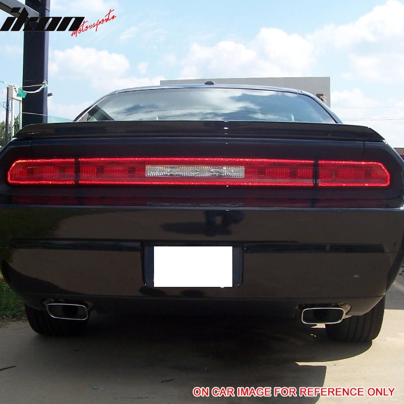 Fits 08-19 Dodge Challenger OE Factory Style Painted Trunk Spoiler Black #PX8