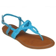 Brinley Co. Womens Slingback T-strap Sandals