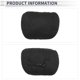thumbnail image 4 of Almohada para Cabeza de Automóvil Unique Bargains Almohada Ergonómica Cómoda para el Cuello Soporte para el Cuello Suede, Espuma de Memoria Ancho Ajustable Negro 2 Pcs para Conducir Viajar, 4 of 7