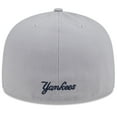 thumbnail image 4 of Men's New Era Navy/Gray New York Yankees Gameday Sideswipe 59FIFTY Fitted Hat, 4 of 6