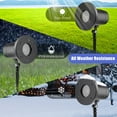 thumbnail image 6 of Christmas Snowflake Projector Lights, White Snowflake Projector Spotlights, Waterproof Snowfall Led Projector Outdoor Indoor Holiday Wedding Garden Patio, 6 of 10