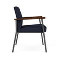 thumbnail image 2 of Mystic Reception Waiting Oversize Guest Chair / Charcoal Steel / Navy Blue, 2 of 5