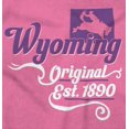 thumbnail image 2 of Wyoming Rodeo State Shape Filagree WY Women's Graphic T Shirt Tees Brisco Brands S, 2 of 6
