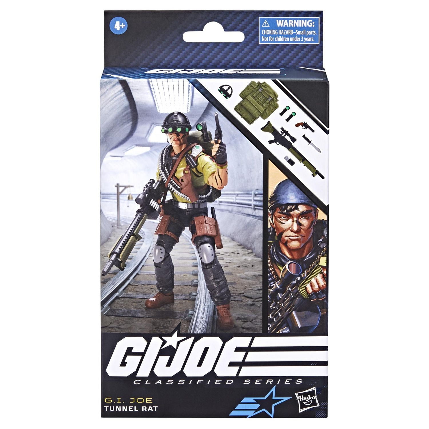 G.I. Joe Classified Series Tunnel Rat, Collectible G.I. Joe Action Figure, 83, 6 inch Action Figures For Boys & Girls, With 9 Accessories