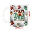thumbnail image 1 of PEONAVET Mug Lettering Inflated World's Mug 11oz Warp Sublimation, The Man The The Mug, 1 of 6