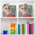 thumbnail image 7 of Coolnut Valentine's Day Printing Storage Bins Foldable Canvas Fabric Storage Basket with Handles for Organizing, Large Storage Baskets for Shelves Closet Decor Gifts, 7 of 7