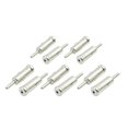 thumbnail image 1 of 10Pcs Cable Conector de Antena CC 12V Dvd Cd Radio Fm/Am Tono Plateado Unique Bargains antenas de reemplazo automotriz, 1 of 6