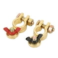 thumbnail image 2 of Battery Terminal Connectors, Pure Copper High Temperature Resistance Car Terminals Connectors Corrosion Resistance General Purpose  For Auto Car, 2 of 8