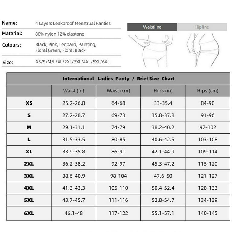 XZHGS Graphic Prints Winter Thong High Waisted Leak Proof Panties underwear  for Women Leak Proof Cotton Overnight Panties Briefs Womens Seamless  underwear 
