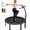 Black, variant on 48" Foldable Mini Trampoline Max Load 450lbs, Fitness Rebounder with Adjustable Foam Handle, Exercise Trampoline for Adults/Kids Indoor/Garden Workout