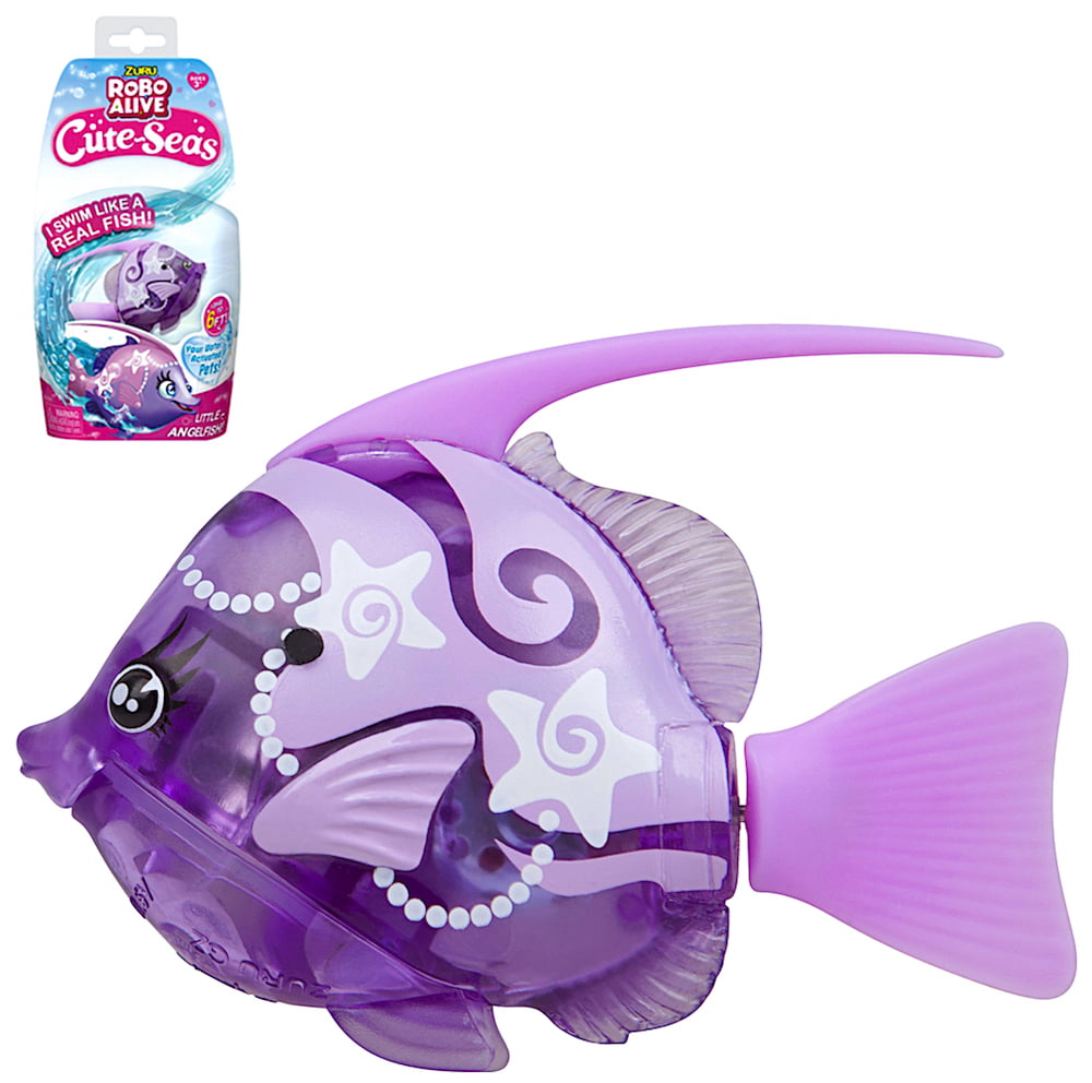 Tiny Angel Fish Cute Seas Robo Alive Water Activated Pet