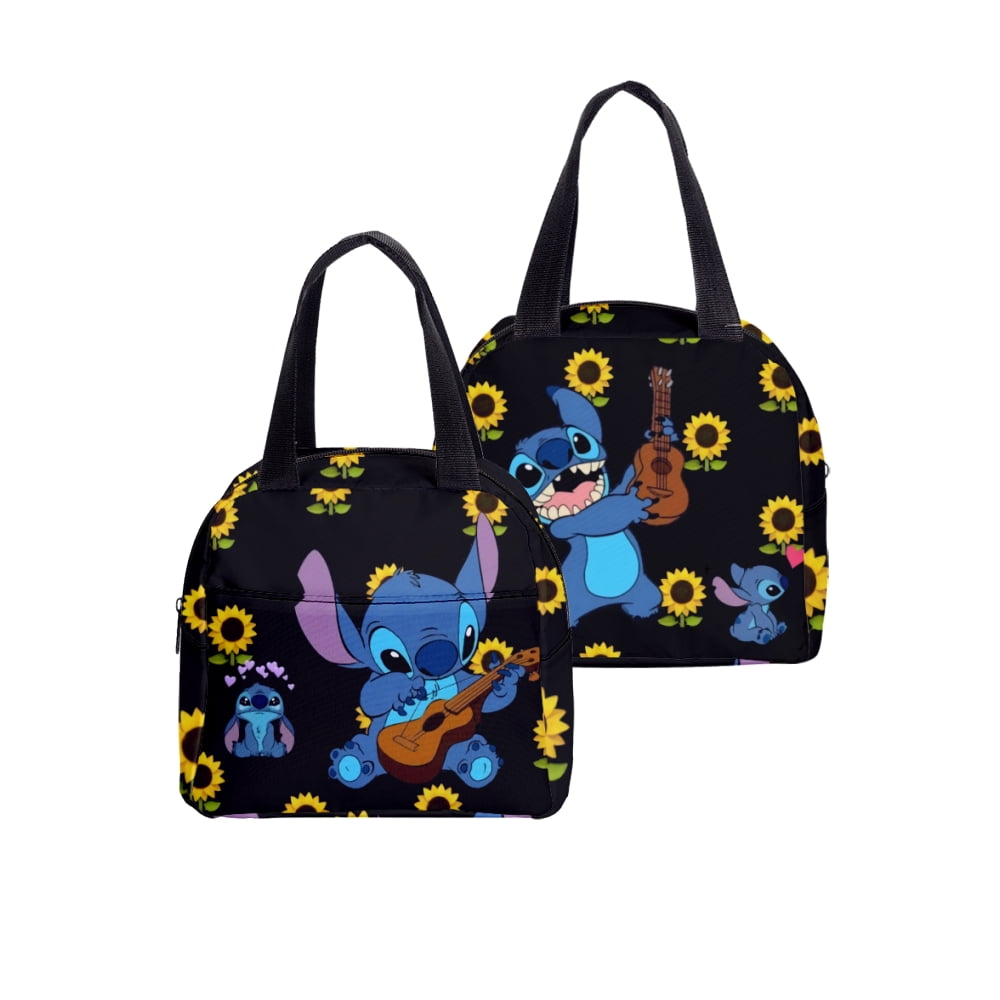Lilo Stitch Insulated Lunch Bag Portable School Lunch Box Food Bag,B08