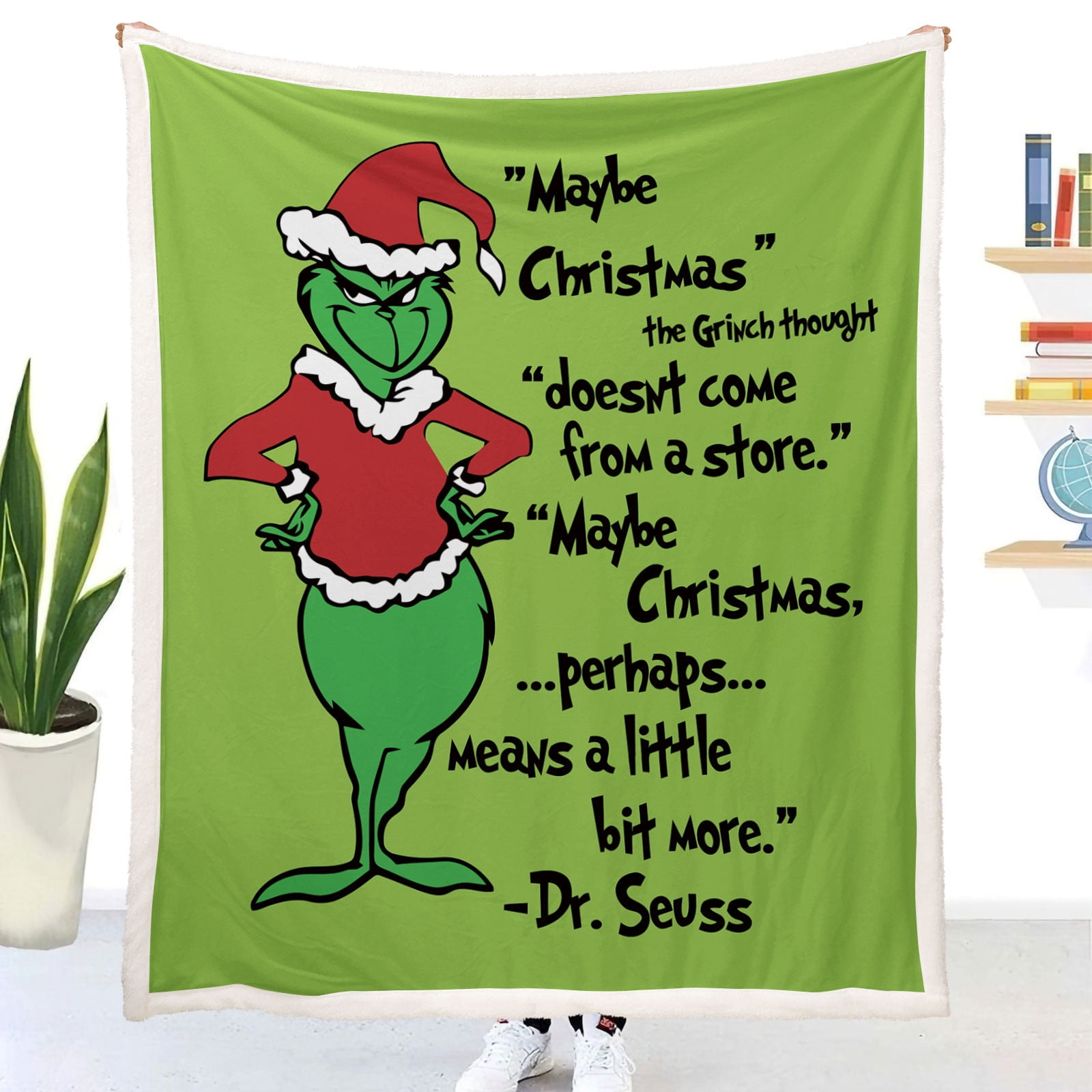 Grinch blanket walmart hotsell