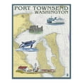 thumbnail image 2 of Port Townsend, Washington, Port Townsend Nautical Chart (1000 Piece Puzzle, Size 19x27, Challenging Jigsaw Puzzle for Adults and Family, Made in USA), 2 of 4