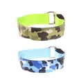 thumbnail image 1 of CIMAXIC Bracelet Lumineux Camouflage Extérieur 2 Pcs pour Activités de Nuit Course Randonnée (Style Éclairage Bleu, Vert), 12.6"X1.57"X0.2 Pouces, 1 of 5