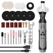 Andoer Handheld Rechargable Electric Grinding Multifunction Mini Grinder Chainsaw Chains Grinding Tool Electric Chains Grinder Polishing Tool