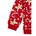 thumbnail image 6 of Joyful Moments Toddler Gingerbread Print Sweatshirt and Jogger, 2-Piece Set, Sizes 12M-5T, 6 of 12