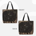 thumbnail image 2 of Fotbe Starry Night Black Sheep Bolsa Tote con Estampado para Mujer, Bolsos con Cremallera, Bolsa de Hombro Casual de Gran Capacidad con Bolsillos Internos, 2 of 7