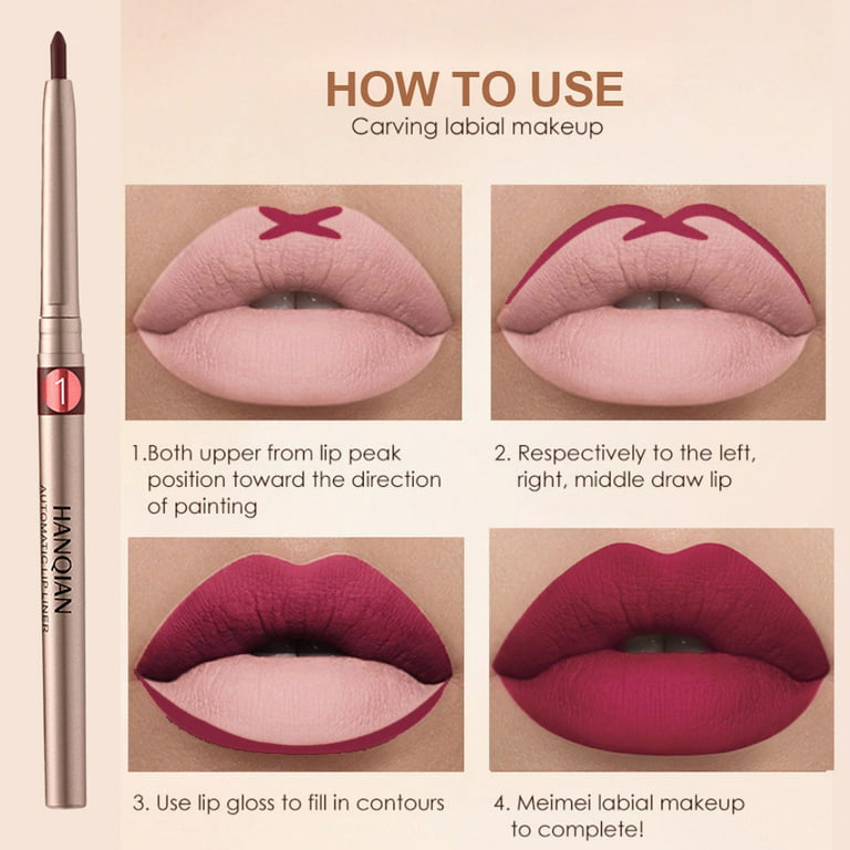 Soft Long Lip like Natural Waterproof Lip Lipstick HSMQHJWE Pencils Liner Lasting Lip Liners Lip Makeup Friend Pencil Velvet Natural And
