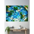 thumbnail image 2 of Miami Beach Watercolor Poster Wall Art, Modern Wall Decor For Living Room Bedroom, 8x12 UNFRAMED, 2 of 3