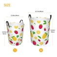 thumbnail image 5 of Fotbe Strawberry and Lemon Laundry Basket with Handles, Waterproof Large Laundry Hamper, Wash Bag for Corner Dorm, Rolling Laundry Basket with Handles-Medium, 5 of 8