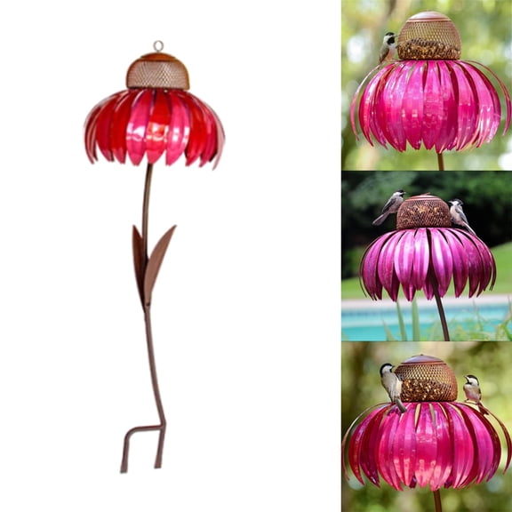 Hummingbird Feeder Outdoor Small Wild Bird Hummingbird Feeders for Easy Stakes for Garden Yard