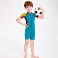 thumbnail image 2 of Eigraketly Trajes de neopreno para niños, traje de buceo de secado rápido, pantalones de manga corta de nailon de neopreno, traje de baño para jóvenes, Deportes acuáticos Amarillo XL, 2 of 6