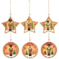 thumbnail image 2 of Christmas Ornament Light up Decorative Wooden Ornament Xmas Tree Ornament, 2 of 10