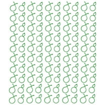 HomeLife 100Pcs Plant Support Clips Garden Clips Space Saving Tomato Vine Clip Flower Lever Loop Gripper Fixing Clips for Indoor Outdoor Climbing Plants