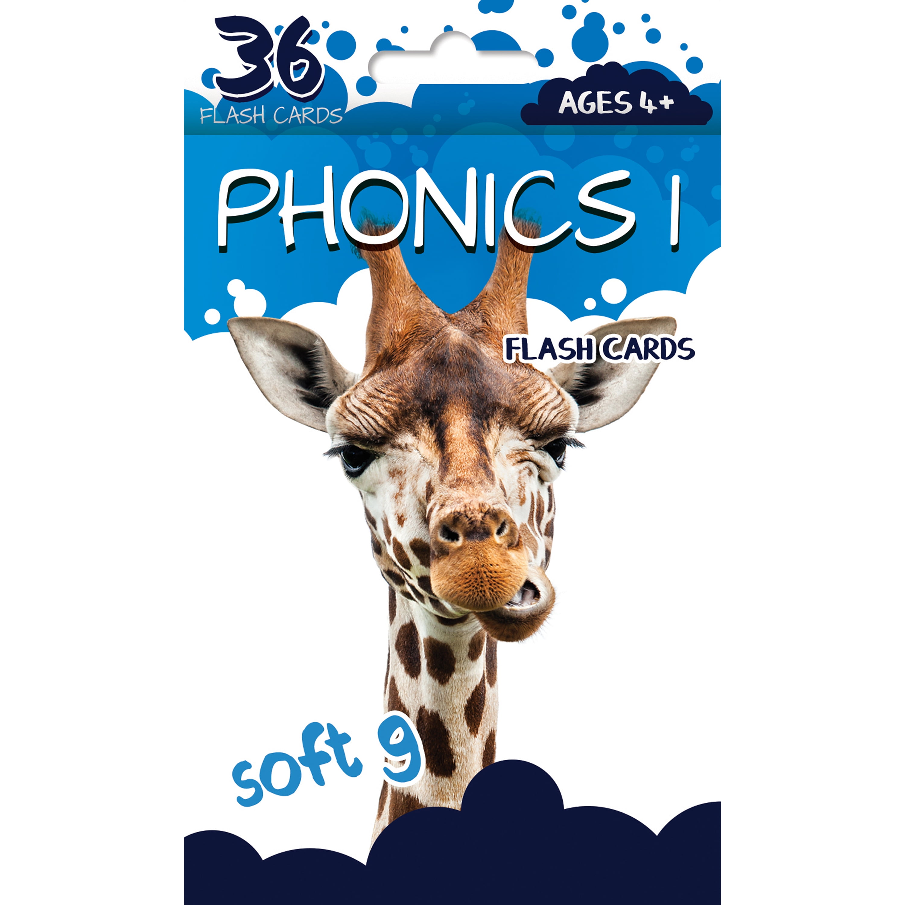 Bendon Phonics Flash Cards, 36 Count