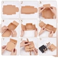 thumbnail image 3 of 15 Sets Small Gift Box with Kraft Gift Boxes with Ribbon Square Gift Treat Boxes Candy Boxes for Wedding Bridal Shower Birthday Party Decorations White 4.53×4.53×1.97 inch, 3 of 9