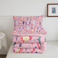 thumbnail image 5 of Manfei Adorable Axolotl Full Size Comforter Sets,Watercolor Salamander Print Bedding Comforter Set,Pink Reversible,3-Piece,1 Comforter and 2 Pillowcases, 5 of 7